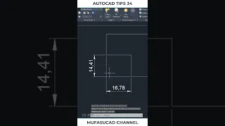 AutoCAD Tips 34 Break Overlapping Dimension #Shorts