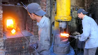 Most Incredible Agriculture Plough blade Forging | Forging Plough parts hammering Agriculture Plough