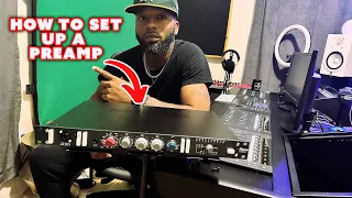 How to connect a Mic Preamp to an Audio Interface.