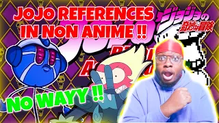 JOJO REFERENCES IN Non-Anime/Western Medias REACTION - NON JOJO FAN REACTS