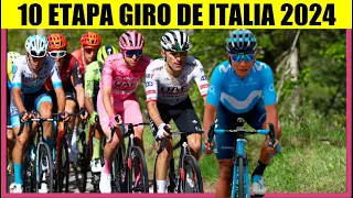 10 ETAPA GIRO de ITALIA 2024 NAIRO Quintana Tadej POGACAR BRUTAL SUBIDA