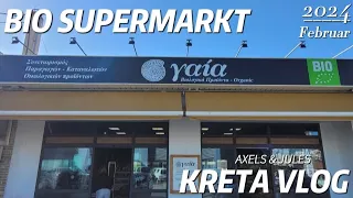 Der Bio Supermarkt "γαία" auf Kreta