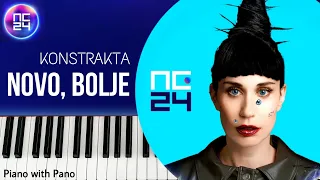 Konstrakta - Novo, Bolje | Pesma za Evroviziju 24 | Piano Cover | Serbia 🇷🇸 Eurovision 2024