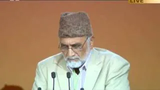 Persian Nazm with Urdu translation at Jalsa Salana UK 2011 Opening session