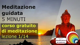 Lezione 1/14 corso di meditazione TALO® - 5 minuti di meditazione guidata