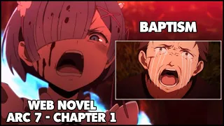 Re: Zero Arc 7 Chapter 1 Web Novel Summary "Baptism"