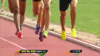 800m Men's Final - Khelo India University Games 2020