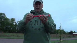 Test Firing Orion Aerial Signal Flares - Both Hand Held & Pen Fire