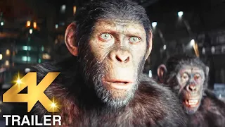 KINGDOM OF THE PLANET OF THE APES "It Was A Virus That Killed Humans" Trailer (4K ULTRA HD) 2024