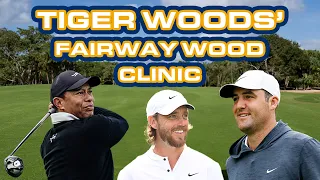 Tiger Woods' Fairway Wood Clinic With Scottie Scheffler and Tommy Fleetwood | TaylorMade Golf