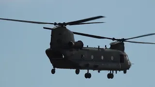 RAF Chinook display at Duxford Air Festival 2019