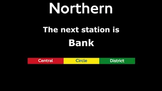 London Underground Northern Line (TfL) announcements (Celia Drummond)  High Barnet-Morden via Bank