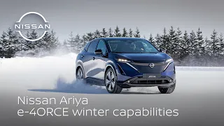 Ariya e-4ORCE winter testing