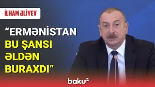 Prezident Ermənistanla imzalanacaq sülh müqaviləsindən danışdı - BAKU TV