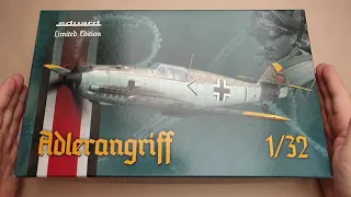 Eduard Bf109 Adlerangriff 1/32 Unboxing