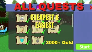 How to do ALL QUESTS in Build A Boat For Treasure(2024)