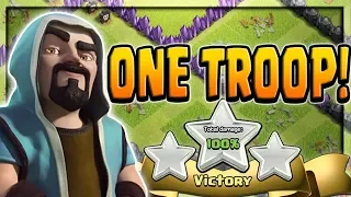 One Troop, Three Stars | Clash of Clans | Unusual Attacks of All Kinds