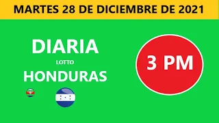 Diaria 3 pm honduras loto costa rica La Nica hoy martes 28 de diciembre de 2021 loto tiempos hoy