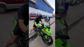 kawasaki ZX4RR Start and Take off Sound #zx4rr #kawasakizx4rr #scproject