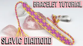 SLAVIC DIAMOND BRACELET TUTORIAL [CC] || Beginner Friendly