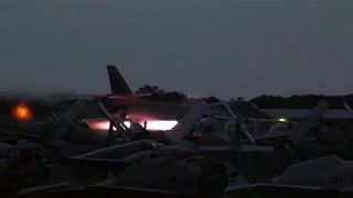 B1-B bomber Afterburner Takeoff EAA AirVenture 2018