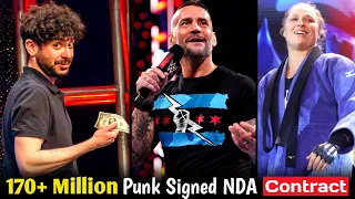 AEW 170+ Million Revenue🤩| CM Punk Signed NDA Deal with AEW | Ronda Rousey AEW Contract | AEW BOTB