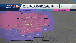 Winter storm warning issued for Kansas City area