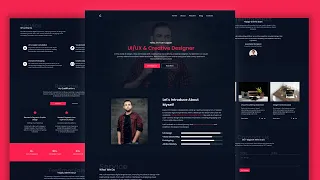 Build Responsive Portfolio Website Using HTML CSS And JavaScript From Scratch
