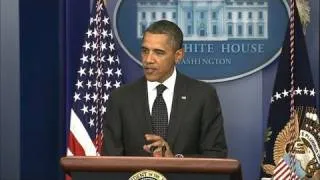 Watch President Obama Speak on the Supercommittee Failure