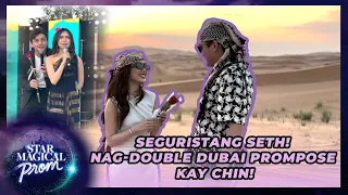 Seguristang Seth! Nag-double Dubai prompose kay Chin! | Star Magical Prom 2024 [Promposal]