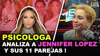 PSICÓLOGA ANALIZA LA VIDA DE JENNIFER LOPEZ Y SUS 11 PAREJAS ! INCREIBLE LO QUE DESCIFRA !