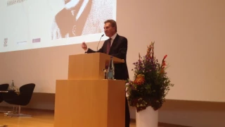 Eurokrise, Geflüchtete, Brexit, Frieden in Europa - Günther H. Oettinger in Hannover 2016