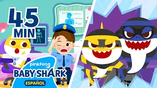 ¡Atrapemos al ladrón con el Agente de Polícia! | Cuentos Infantiles | Baby Shark en español