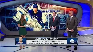 NHL Now: Marleau`s 1,600th game: Marleau records game-winning assist in 1,600th game  Nov 27,  2018