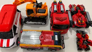 Tobot Robot Rescue R, Valkan, Galaxy Detectives Agent Titan Saver, Rocky and V Cargo Transformer Car