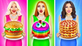 Décoration Pizza Vs Burger Vs Gâteau | Essayez de décorer des desserts en 1 seconde par RATATA COOL