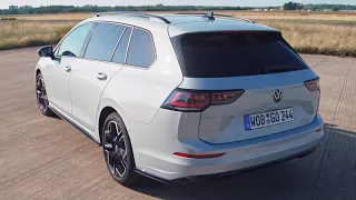 Volkswagen GOLF 8 VARIANT 2024 (FACELIFT) - FIRST LOOK exterior & interior (R-Line)