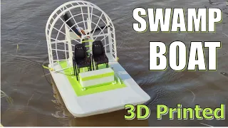 3D Printed RC Air Boat /Swamp Boat