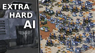 Red Alert 2 | Extra Hard AI | Central Quad | (7 vs 1)