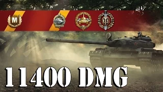 World of Tanks / T-62A / 11400 DMG .. Finished Ammo !