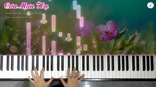 Cơn Mưa Hạ (Trúc Hồ - Trầm Tử Thiêng) | Piano solo | Intermediate level | Linh Nhi