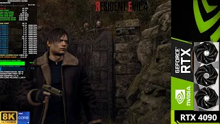 Resident Evil 4 Chainsaw Demo 8K | RTX 4090 | i9 13900K 6GHz