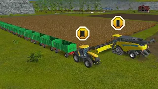 Fs 16 How To Harvest Wheats & Make Big Trali ? Farming Simulator 16 ! timelapse #fs16