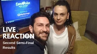 Live Reaction: Second Semi-Final Results - Eurovision 2019