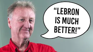 Why Larry Bird RATES LeBron James OVER Michael Jordan...