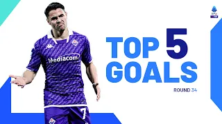 Sottil's goal kicks off the Viola spectacle | Top 5 Goals by crypto.com | Round 34 | Serie A 2023/24