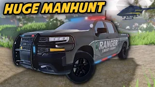 HUGE MANHUNT IN LIBERTY COUNTY FOR A ROBBER!!! - RPF - ER:LC Liberty County Roleplay - S2 EP 5