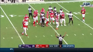 Justin Tucker crazy Drop kick. (Week 3)