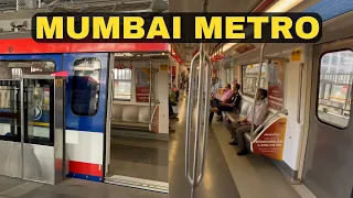 Trying Mumbai Metro For The First Time | Premium travelling option for mumbaikars??