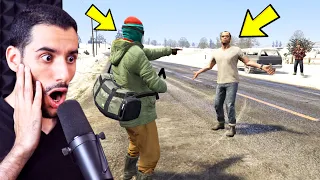 ماذا لو إلتقى ترايفر بنفسه (شيء لا يصدق حدث) في لعبة جي تي أي 5 ؟ | GTA V Trevor Meets Himself